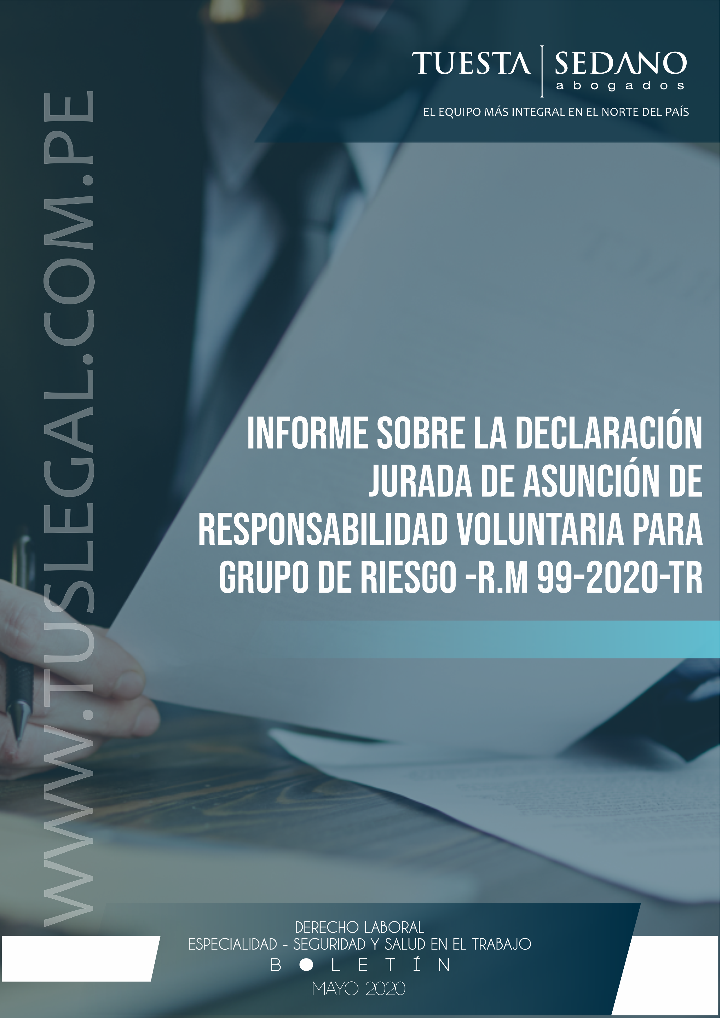 Declaración Jurada de asunción de responsabilidad voluntaria para grupo ...